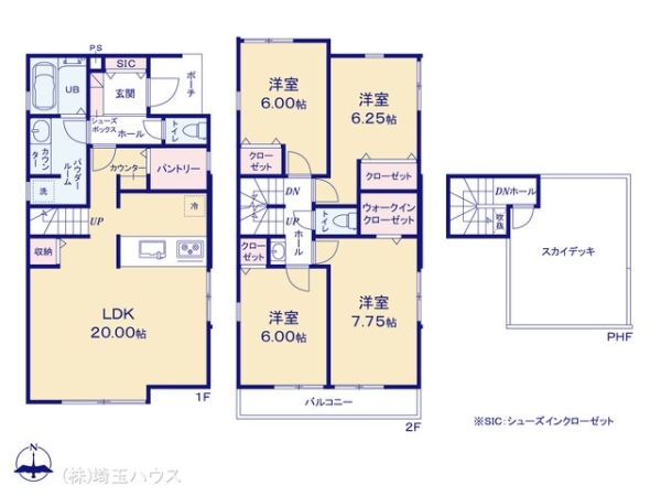 川口市伊刈1期　新築戸建て　全1棟