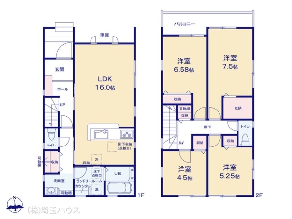 川口市上青木西1丁目2期 新築戸建て 全1棟