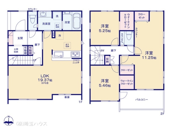 川口市大字安行領家　新築戸建て　全4棟