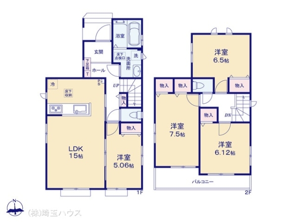 川口南鳩ヶ谷2期　新築戸建て　全7棟
