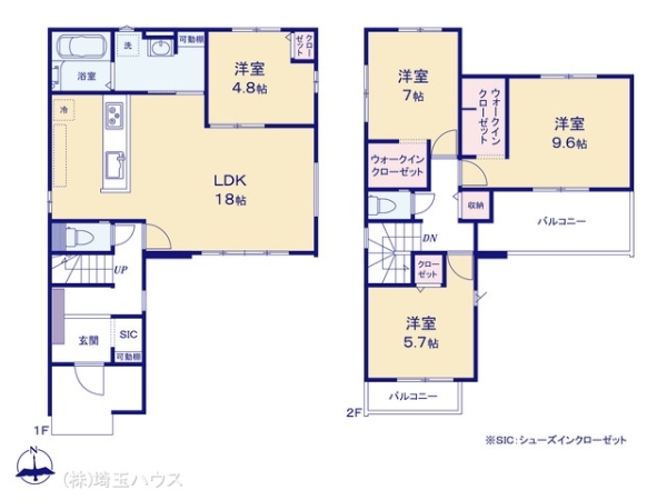 川口市前川17期　新築戸建て　全2棟