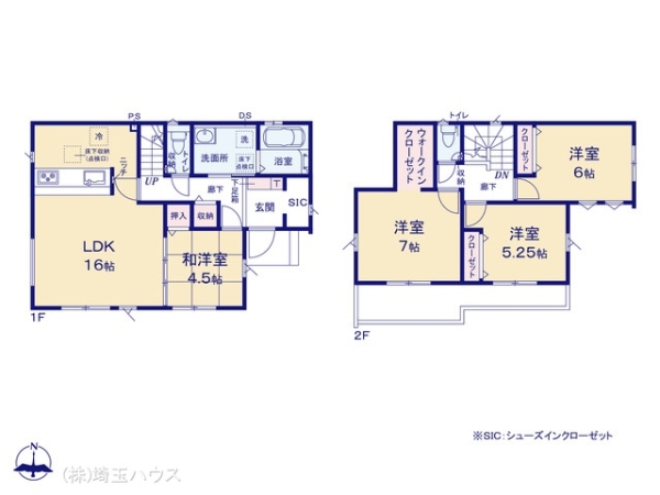 川口市伊刈5期　新築戸建て　全1棟