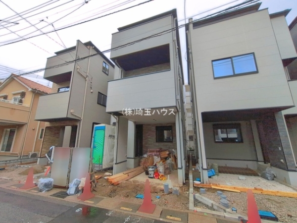 川口市鳩ヶ谷緑町1期　新築戸建て　全3棟