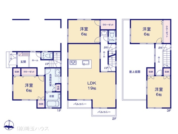 春日部市南4丁目第6期　新築戸建て　全1棟
