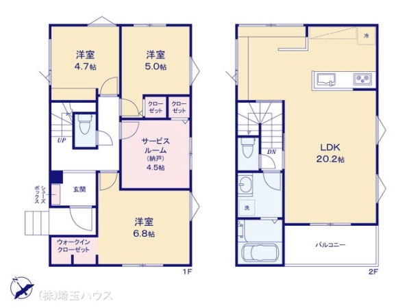 越谷市大林0519 新築戸建て 全1棟