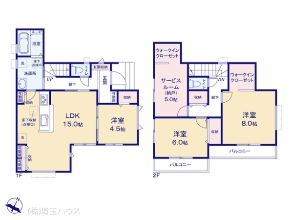 川口市長蔵　新築戸建て　全4棟