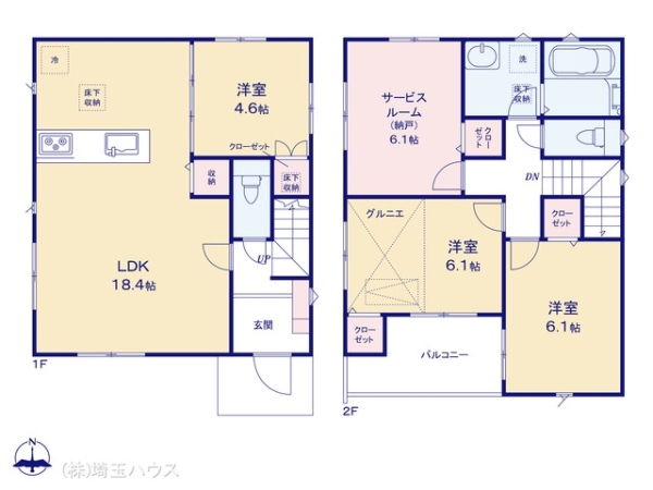 川口市芝04551 新築戸建て 全3棟