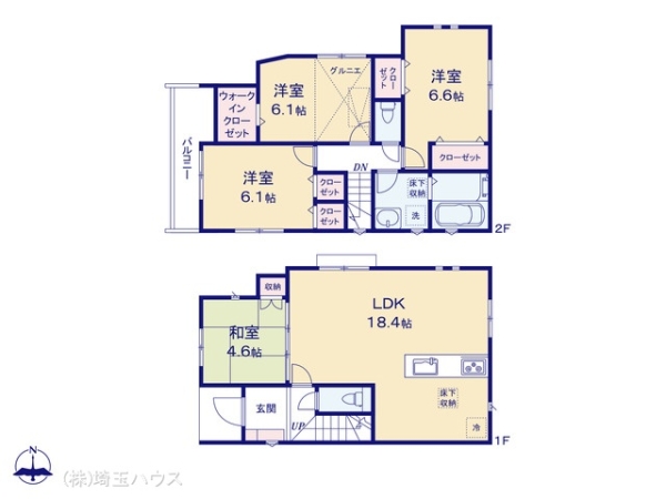 川口市芝04551 新築戸建て 全3棟