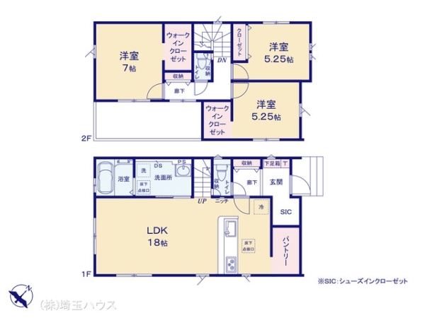 久喜市三箇5期 新築戸建て 全3棟