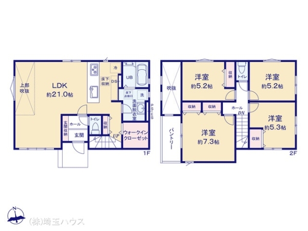 さいたま市岩槻区諏訪2期　新築戸建て　全4棟