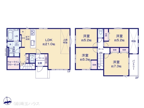 さいたま市岩槻区諏訪2期　新築戸建て　全4棟