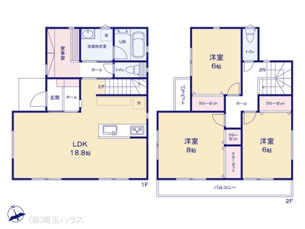 安行原三輪作14期　新築戸建て　全4棟