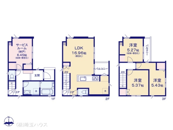 草加吉町206 新築戸建て 全1棟