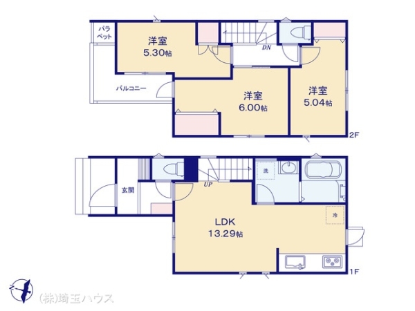 草加小山217　新築戸建て　全1棟