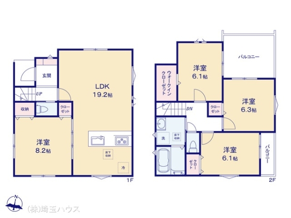草加市新里町01017 新築戸建て 全1棟