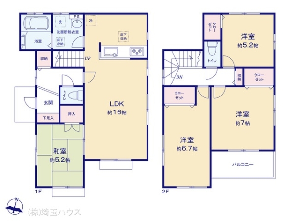 草加市谷塚仲町 中古戸建
