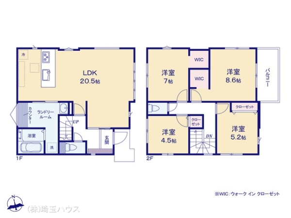 春日部市樋堀2期 新築戸建て 全1棟