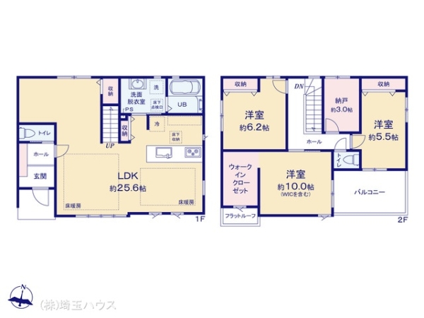 吉川市新栄4期 新築戸建て 全1棟