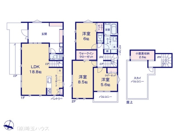 大宮南中野 新築戸建て 全7棟