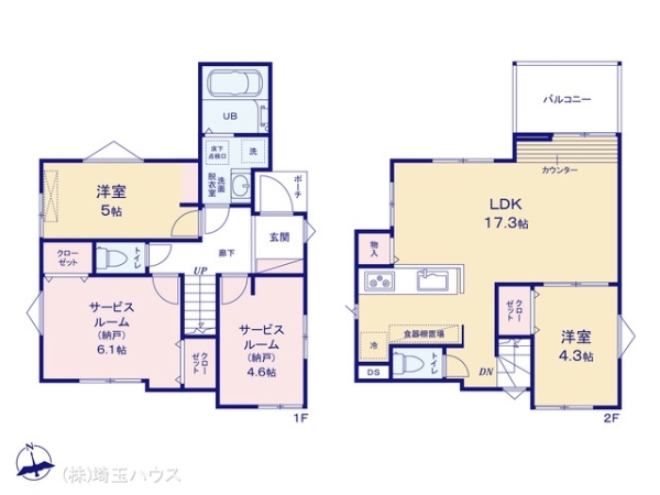 川口市上青木西　新築戸建て　全2棟