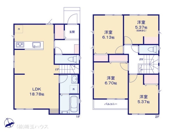 川口市柳根町 新築戸建て 全2棟