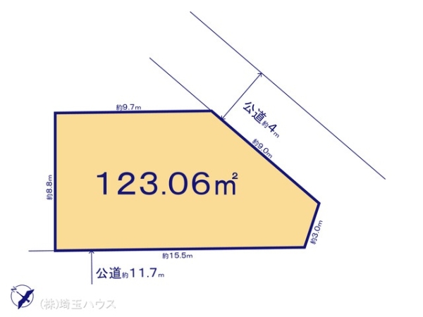 さいたま市緑区宮本2丁目 土地 全1区画