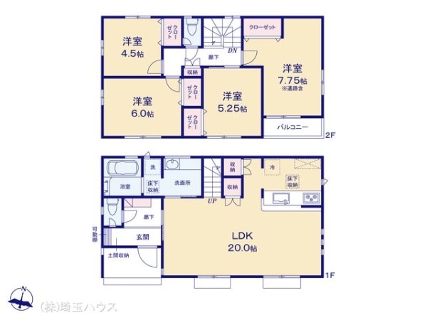 川口市源左衛門新田 新築戸建て 全3棟
