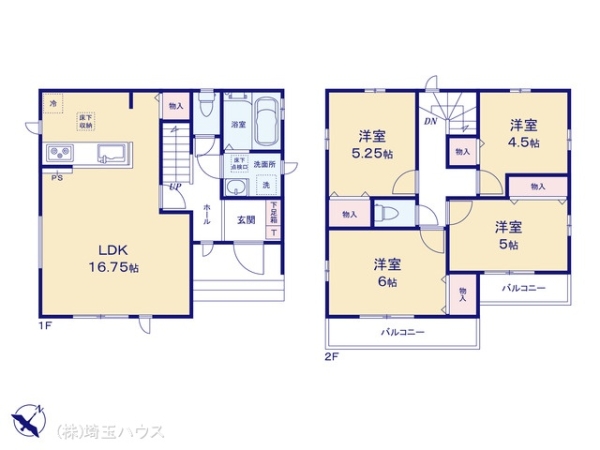 岩槻区太田1丁目245番　新築戸建て　全1棟