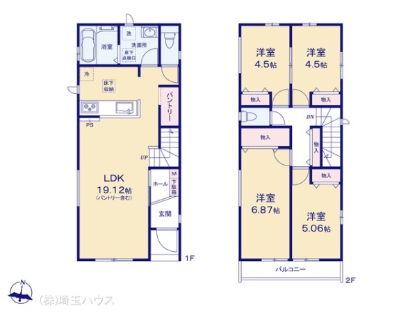 川口市青木3丁目91番 新築戸建て 全4棟