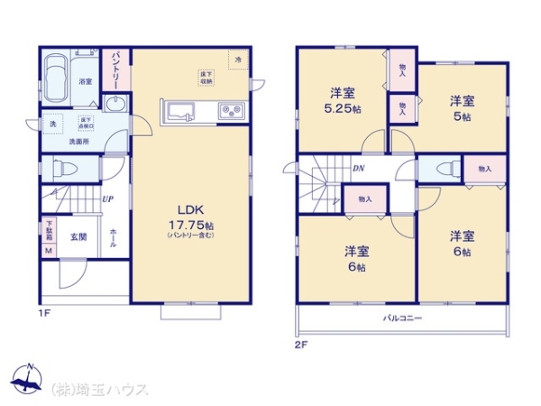 草加市新栄3丁目30番 新築戸建て 全3棟