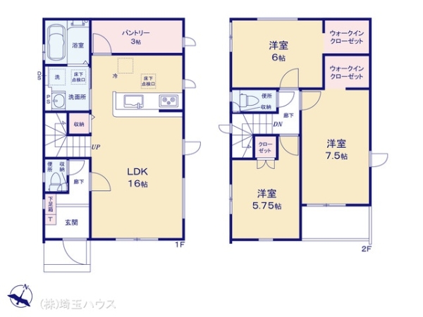 川口市戸塚東9期　新築戸建て　全3棟