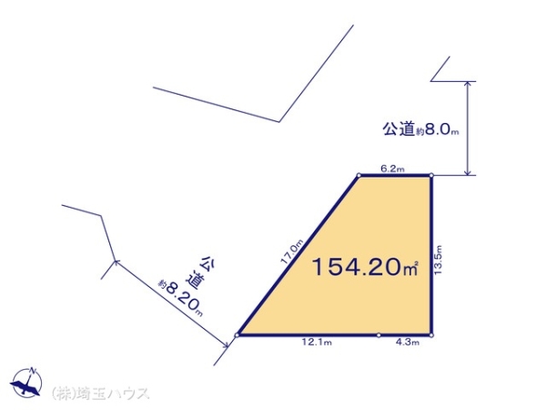 越谷市千間台西四丁目 土地 全1区画