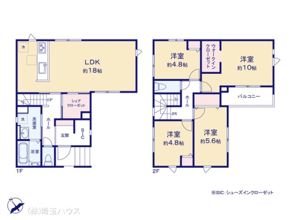三郷市戸ヶ崎16期　新築戸建て　全2棟