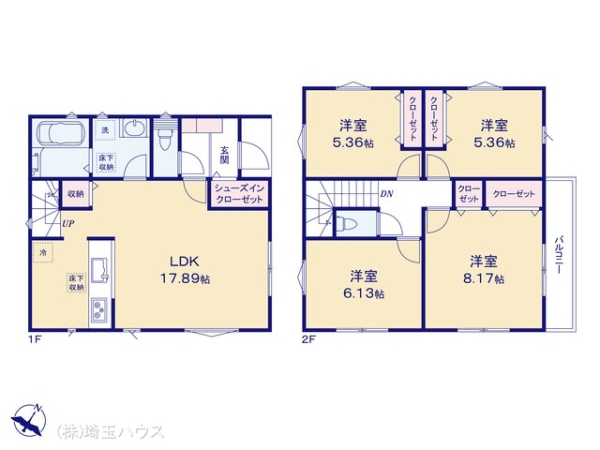 川口市桜町502　新築戸建て　全1棟