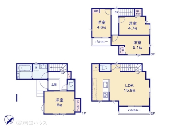 さいたま市南区太田窪526 新築戸建て