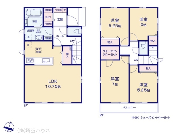 春日部市一ノ割1丁目497番　新築戸建て　全8棟