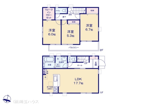 春日部市藤塚第21 新築戸建て 全1棟