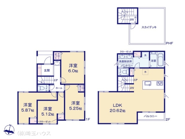吉川市大字保1期 新築戸建て 全1棟