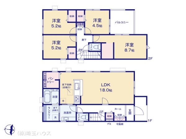 春日部市大沼4期 新築戸建て 全2棟