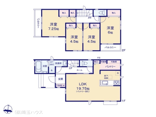 川口市芝中田2丁目26番 新築戸建て 全6棟