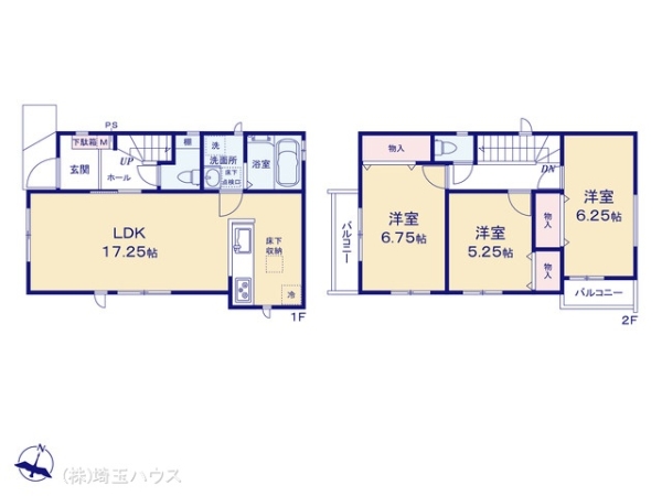 さいたま市南区松本1丁目1066番 新築戸建て 全2棟