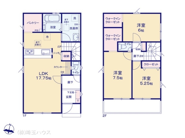 春日部市栄町9期 新築戸建て 全3棟
