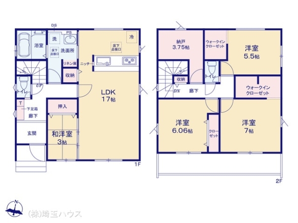 春日部市栄町9期 新築戸建て 全3棟