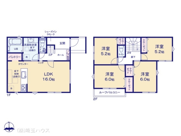 八潮市南後谷01期 新築戸建て 全1棟