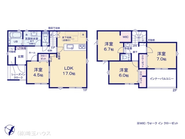草加市稲荷5丁目01期　新築戸建て　全1棟