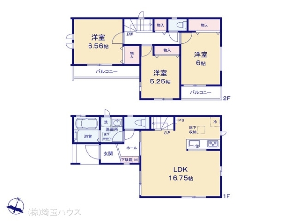 さいたま市南区松本1丁目1066番 新築戸建て 全2棟