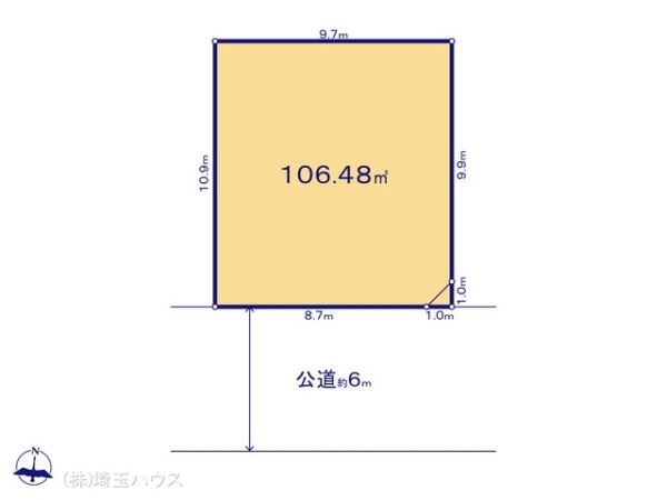 春日部市大沼4丁目68番　土地　全4区画