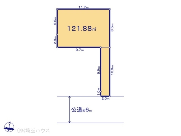 春日部市大沼4丁目68番　土地　全4区画