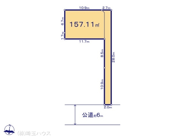 春日部市大沼4丁目68番　土地　全4区画