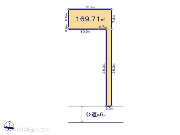 春日部市大沼4丁目68番　土地　全4区画